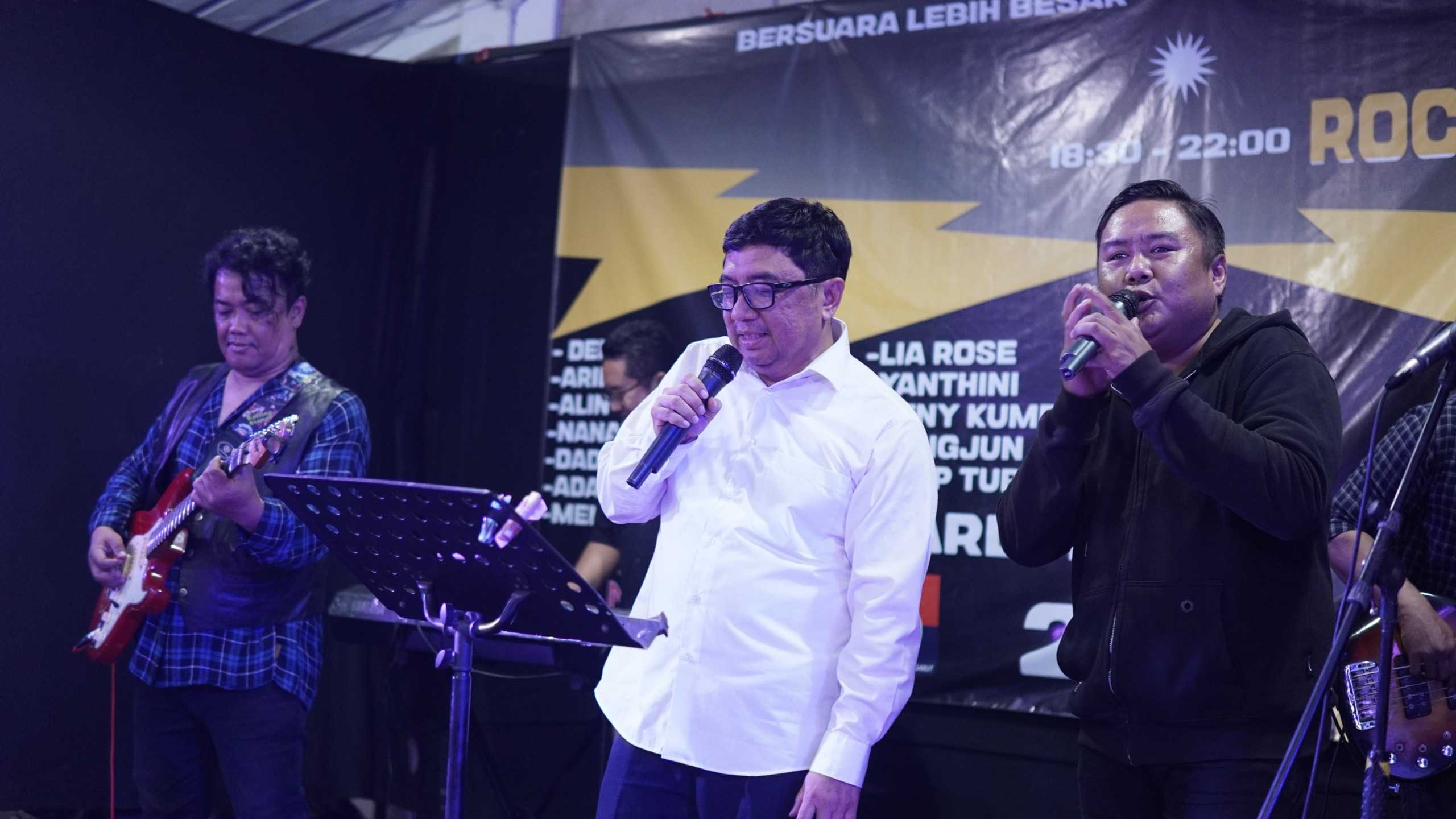 Dukung Kreativitas Musisi Garut, Syakur Amin Hadiri Temu Kangen dengan Legend Rock Musisi Garut